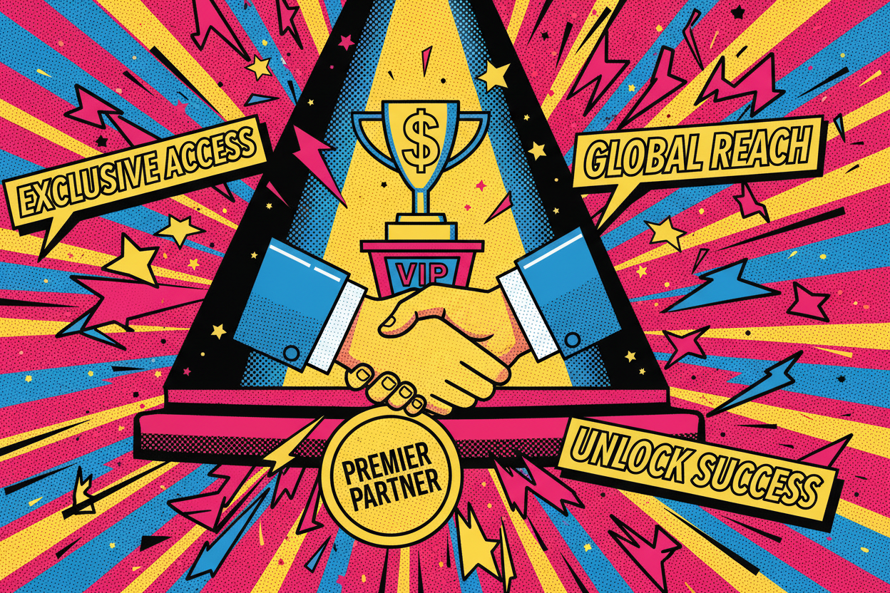 in a POP style we need an image that is applicable for ENTERPRISE. This is a PACKAGE product for sponsors...